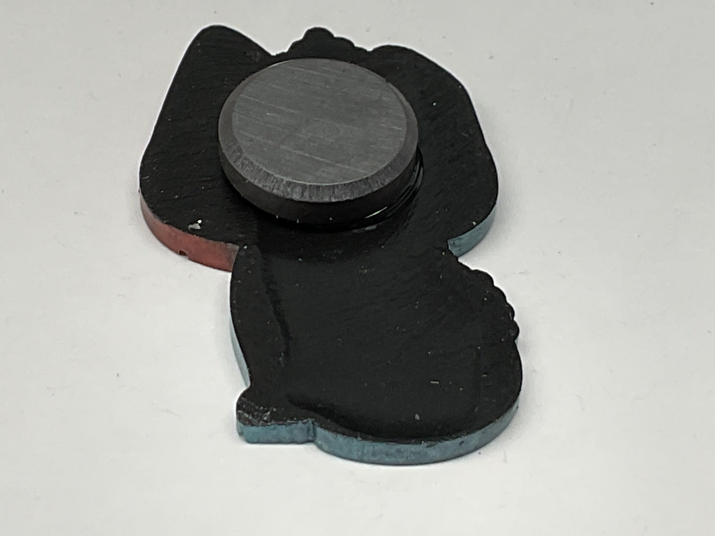 Small Blue Red Chupacabra Magnet