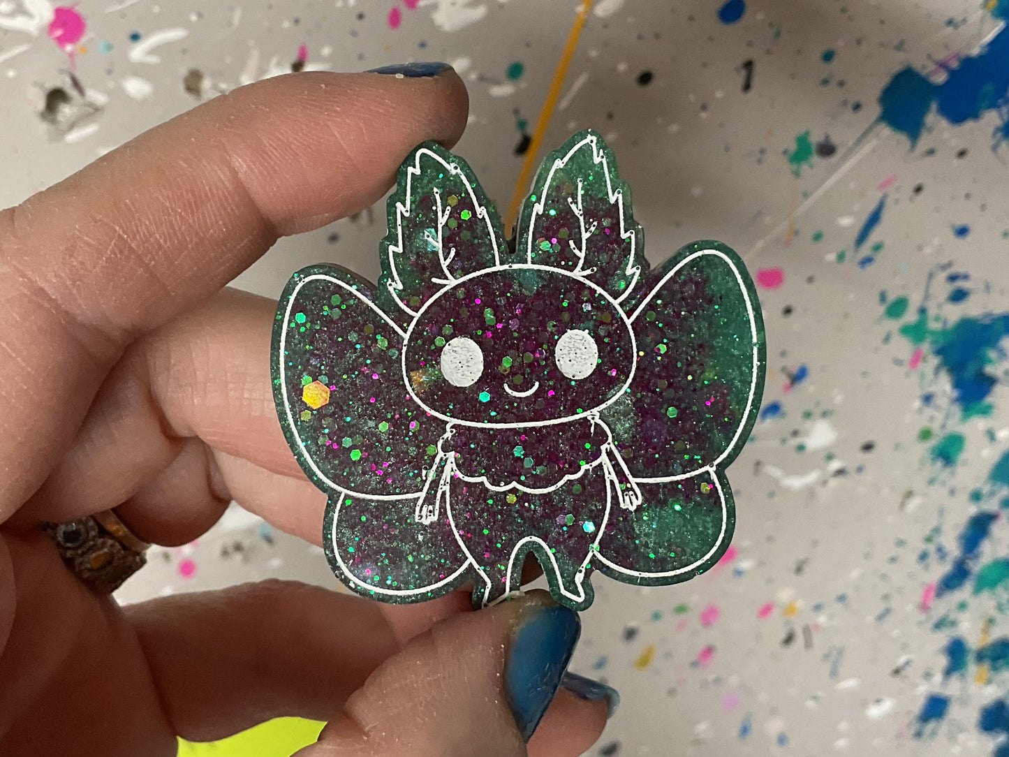 Small Gypsy Moth Mothman Magnet