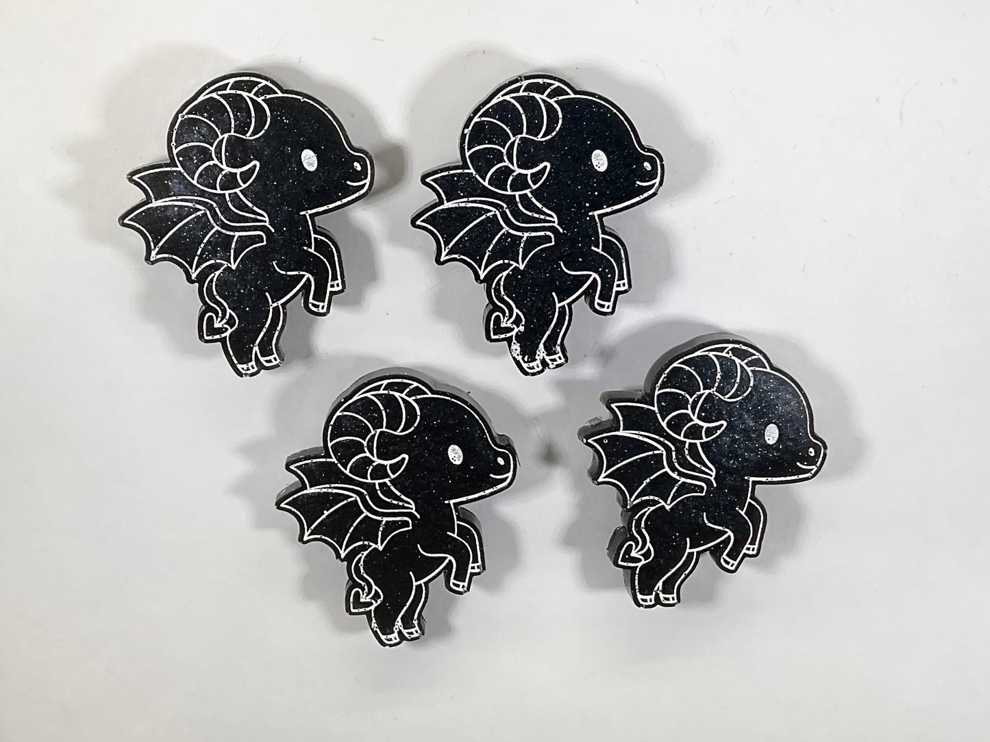 Small Black Jersey Devil Magnet