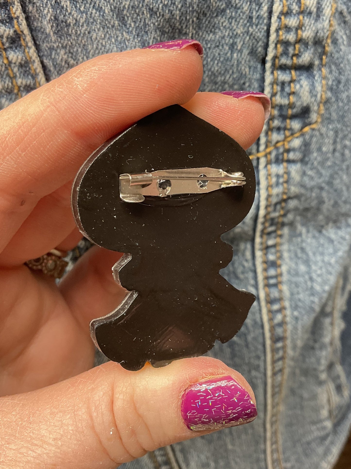 Black Flatwoods Monster Pin