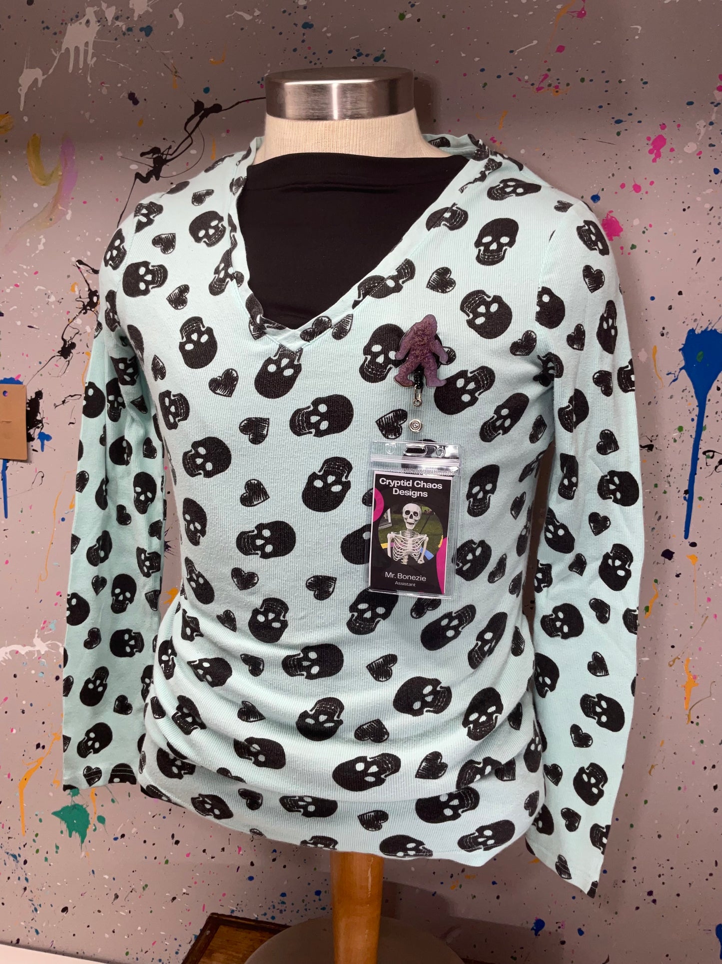 Purple Bigfoot Retractable Badge Reel