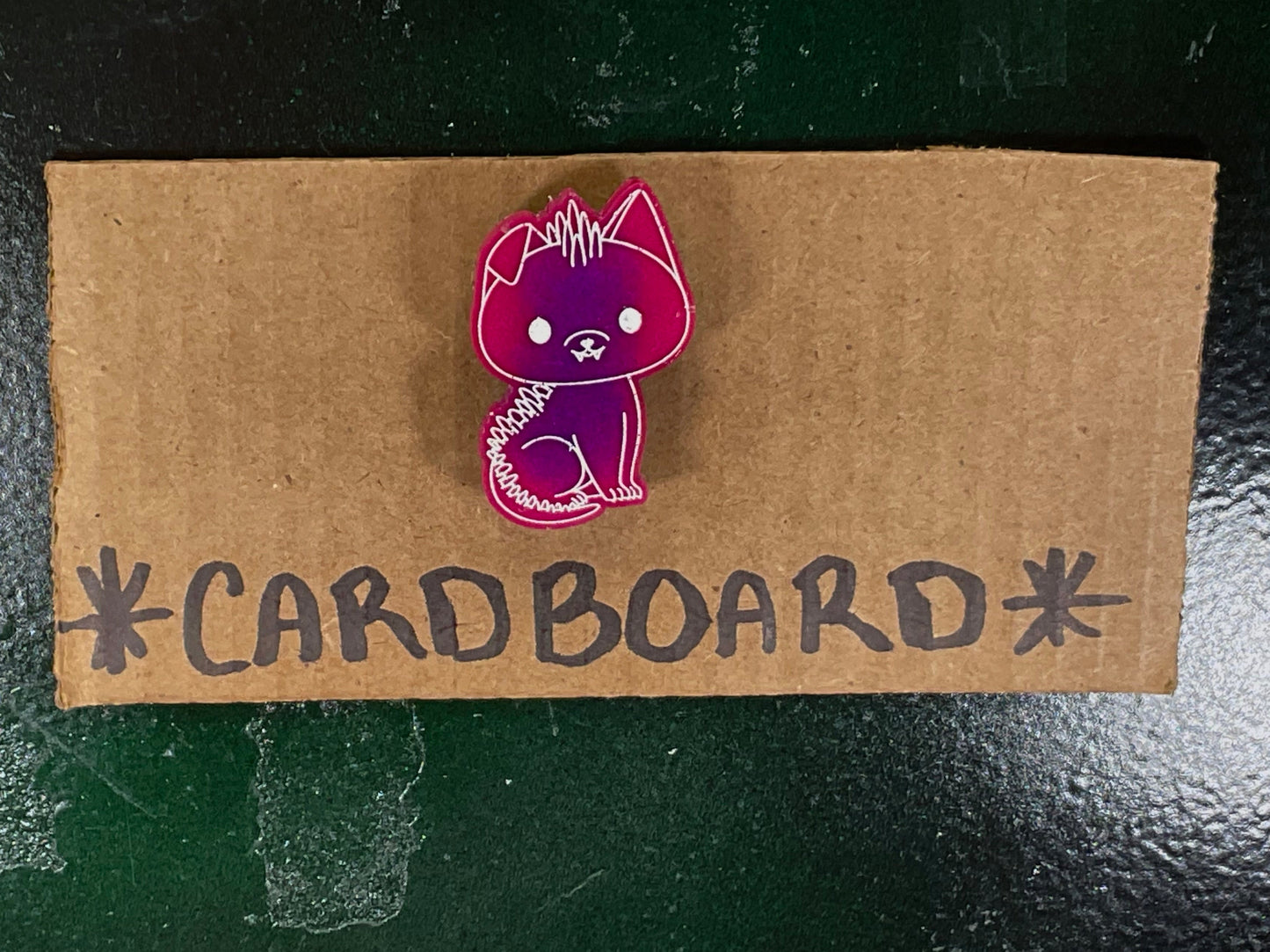 Small Pink Glow in the Dark Chupacabra Magnet