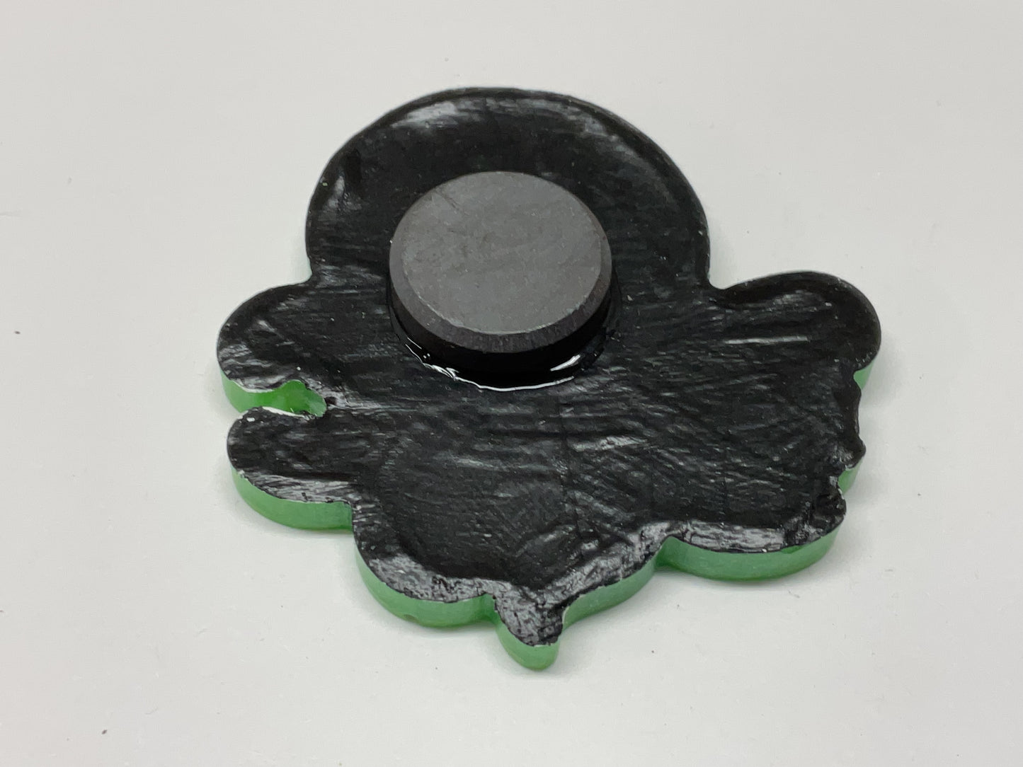 Small Neon Green Kraken Magnet