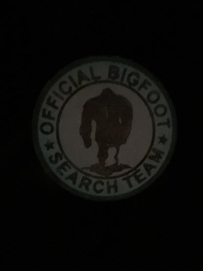 Pink Official Bigfoot Search Team Retractable Badge Reel- Glow in the Dark
