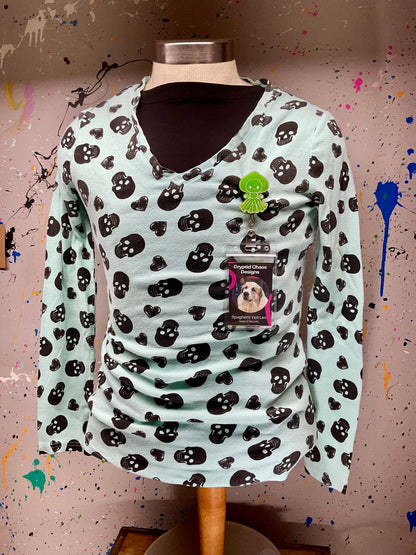 Neon Green Flatwoods Monster Retractable Badge Reel - Glow in the Dark