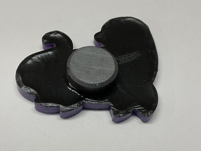 Small Loch Ness Monster Dark Purple Magnet