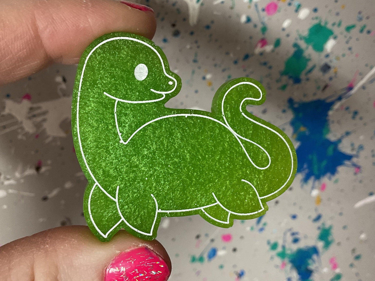 Small Loch Ness Monster Magnet Glow in the Dark