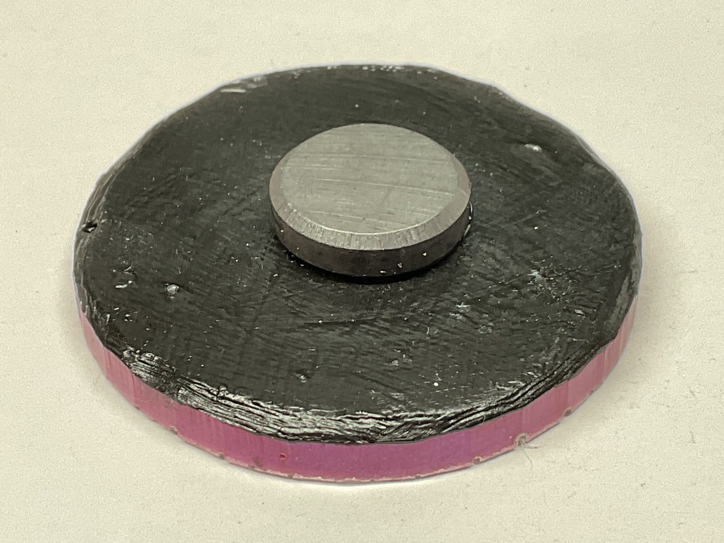 Pink Official Bigfoot Search Team Magnet- Glow in the Dark