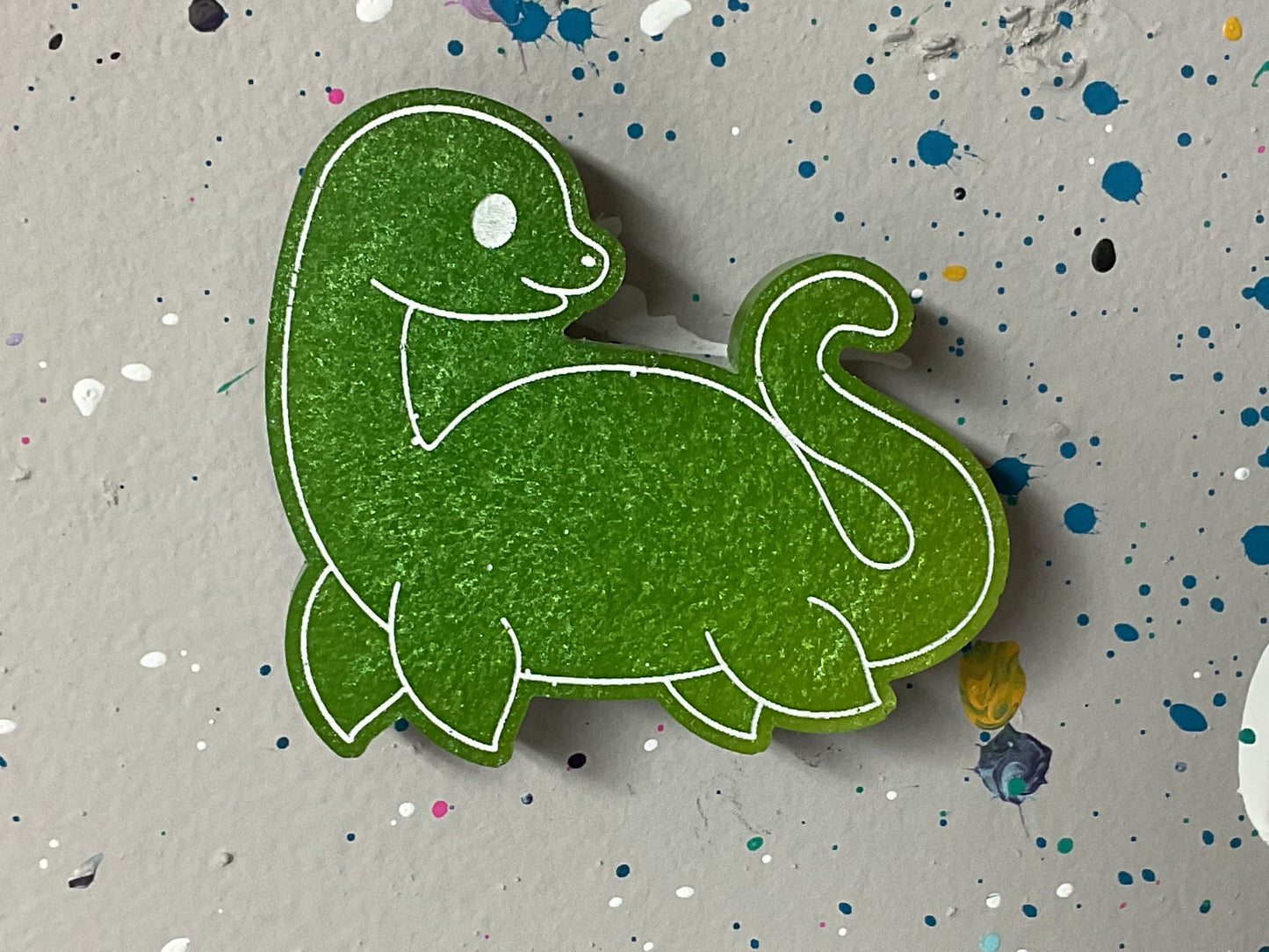 Small Loch Ness Monster Magnet Glow in the Dark