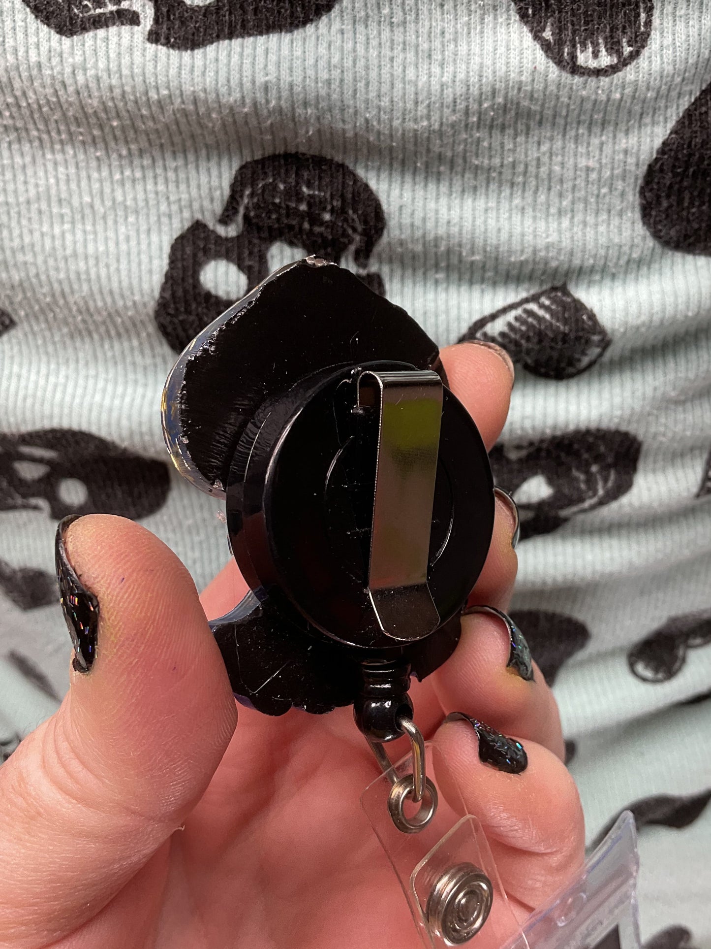 Blue Gold Flatwoods Monster Retractable Badge Reel