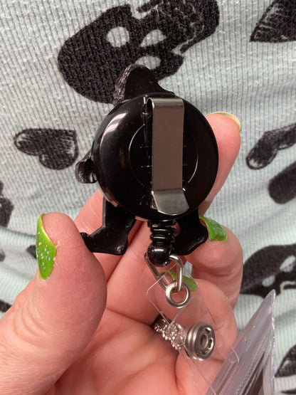 Brown Bigfoot Retractable Badge Reel