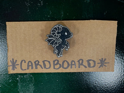 Small Black Jersey Devil Magnet