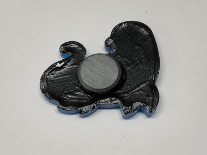 Small Loch Ness Monster Dark Blue Magnet