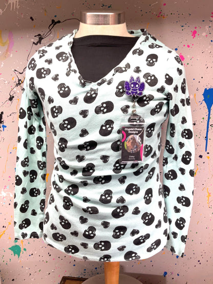 Purple Mothman Retractable Badge Reel