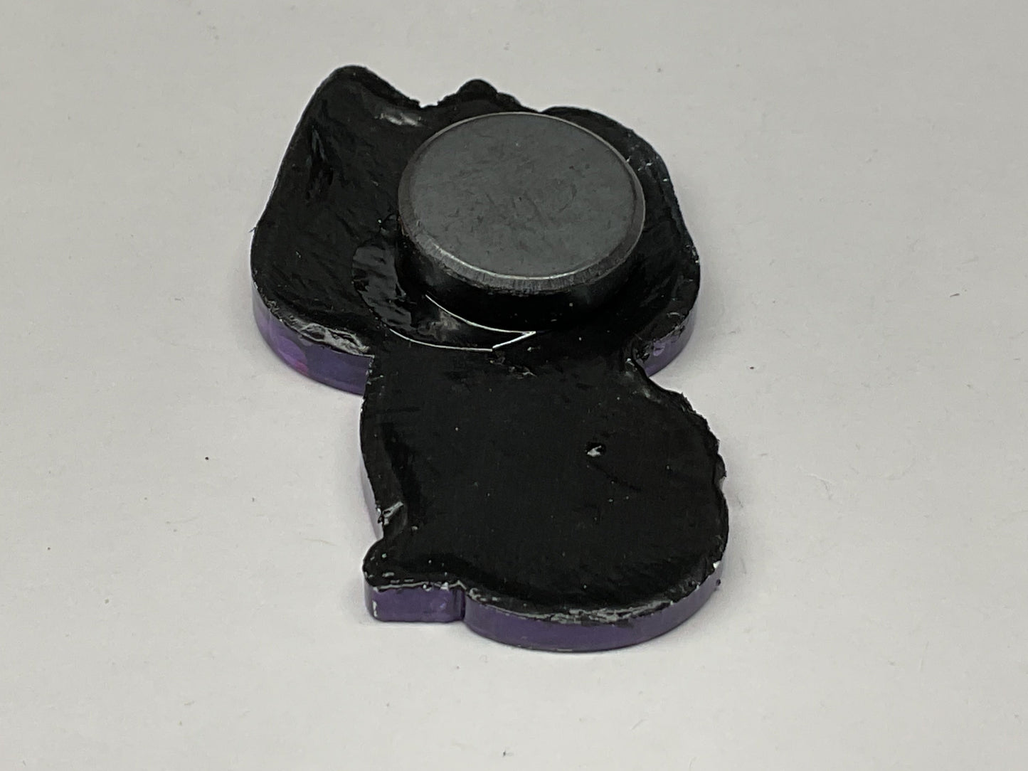 Small Glittery Purple Chupacabra Magnet