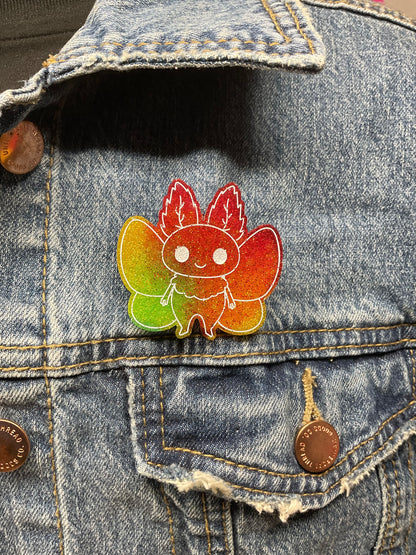 Rainbow Mothman Pin
