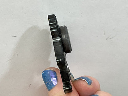 Small Black & White Bigfoot Magnet