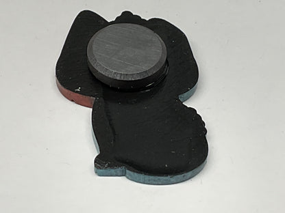 Small Blue Red Chupacabra Magnet