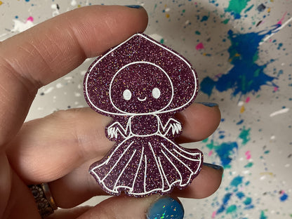 Small Flatwoods Monster Pink Magnet