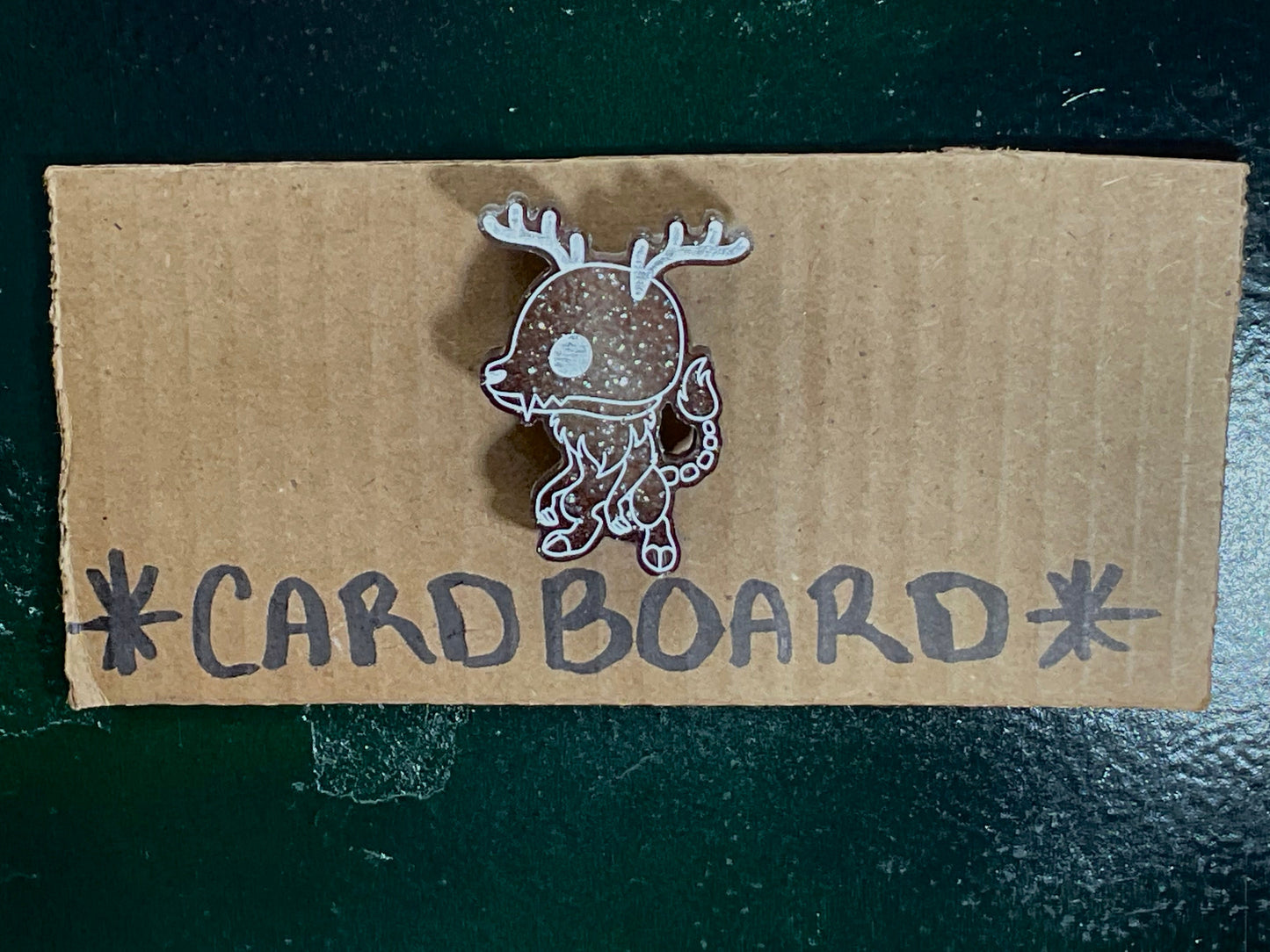 Small Brown Wendigo Magnet