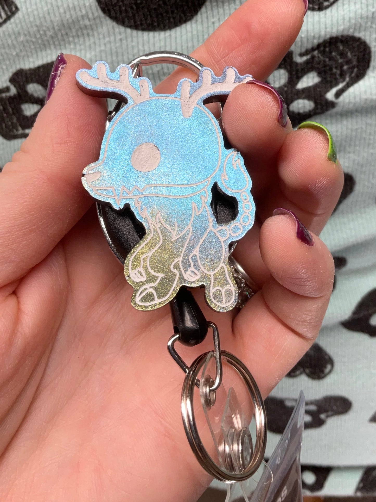 Color Shift Wendigo Retractable Badge Reel