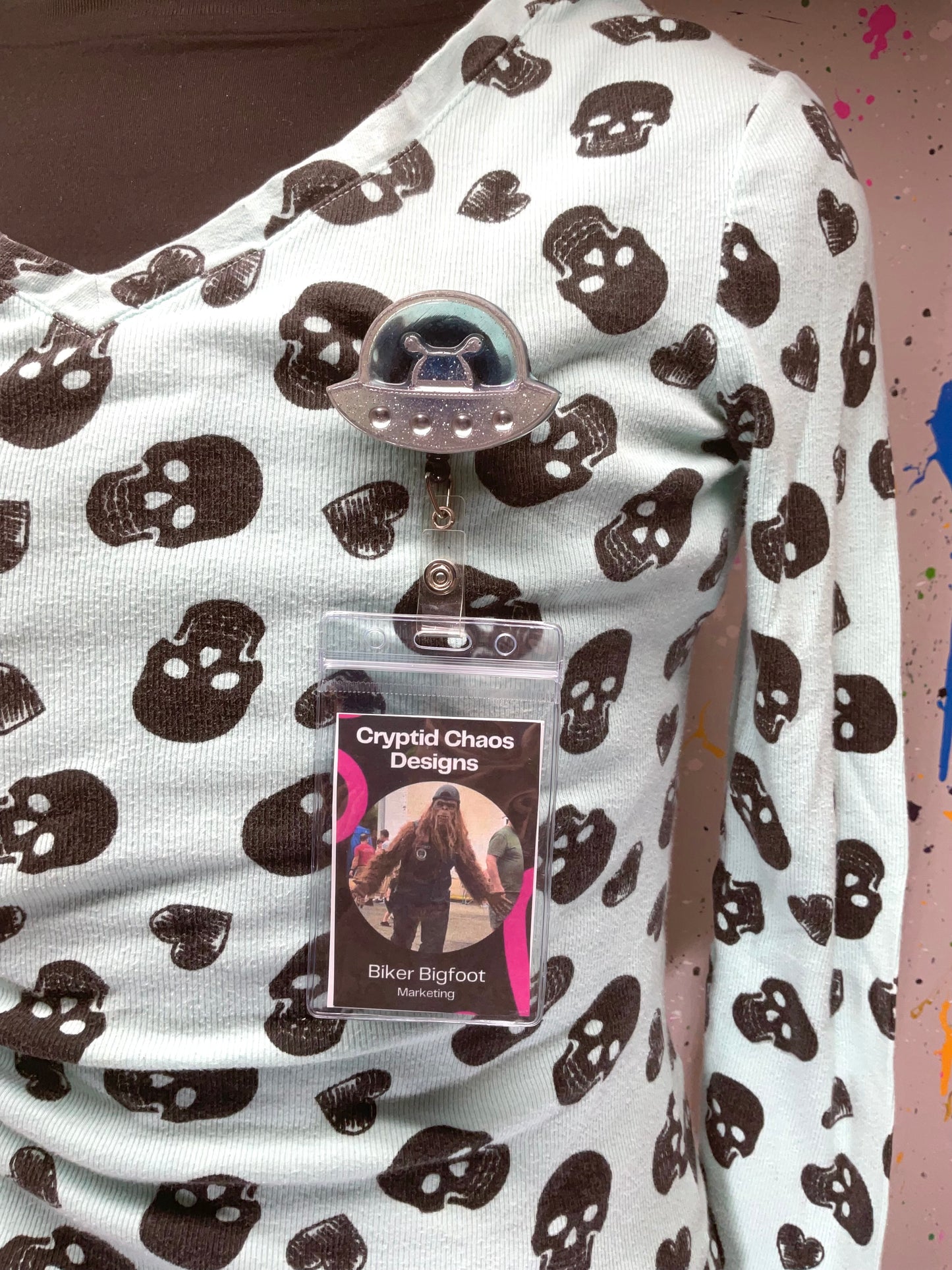 UFO Retractable Badge Reel