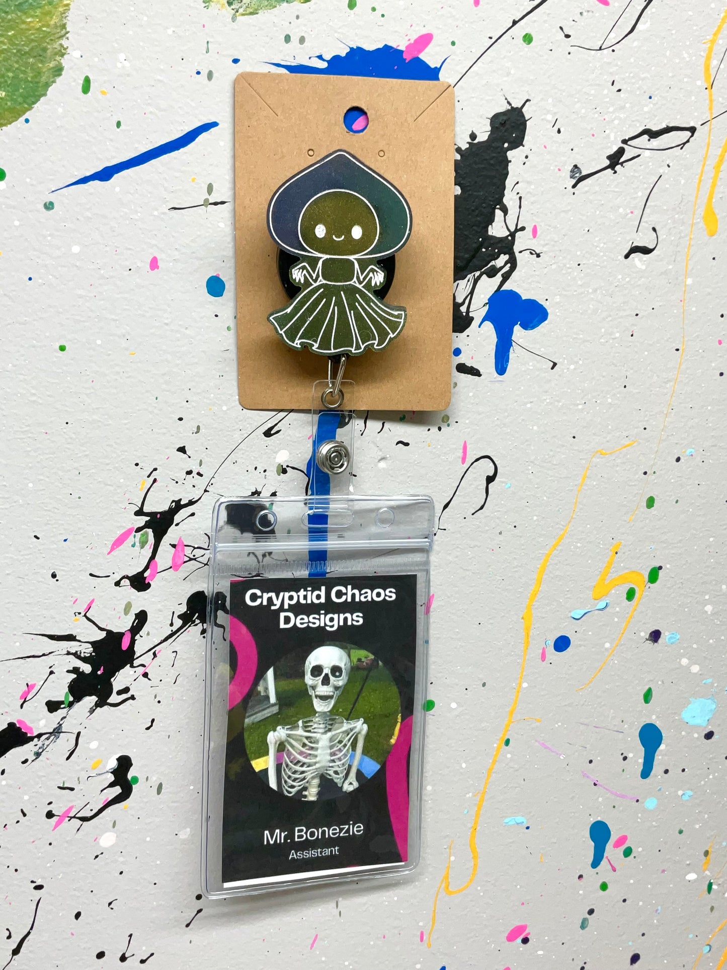 Color Shift Flatwoods Monster Retractable Badge Reel