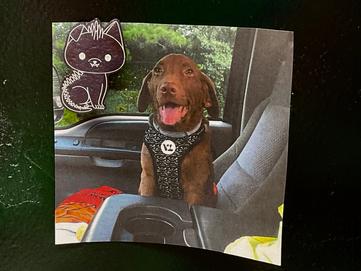 Small Purple Chupacabra Magnet