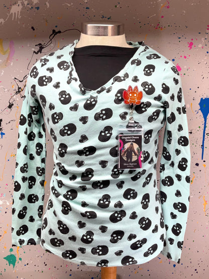 Red & Yellow Mothman Retractable Badge Reel