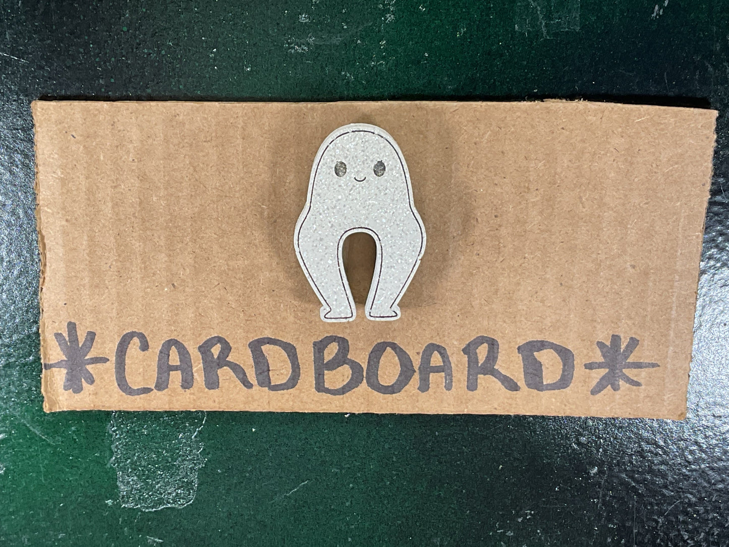 Small White Nightcrawler Magnet