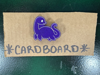 Small Loch Ness Monster Dark Purple Magnet