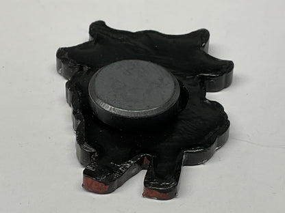 Small Holographic Glitter Krampus Magnet