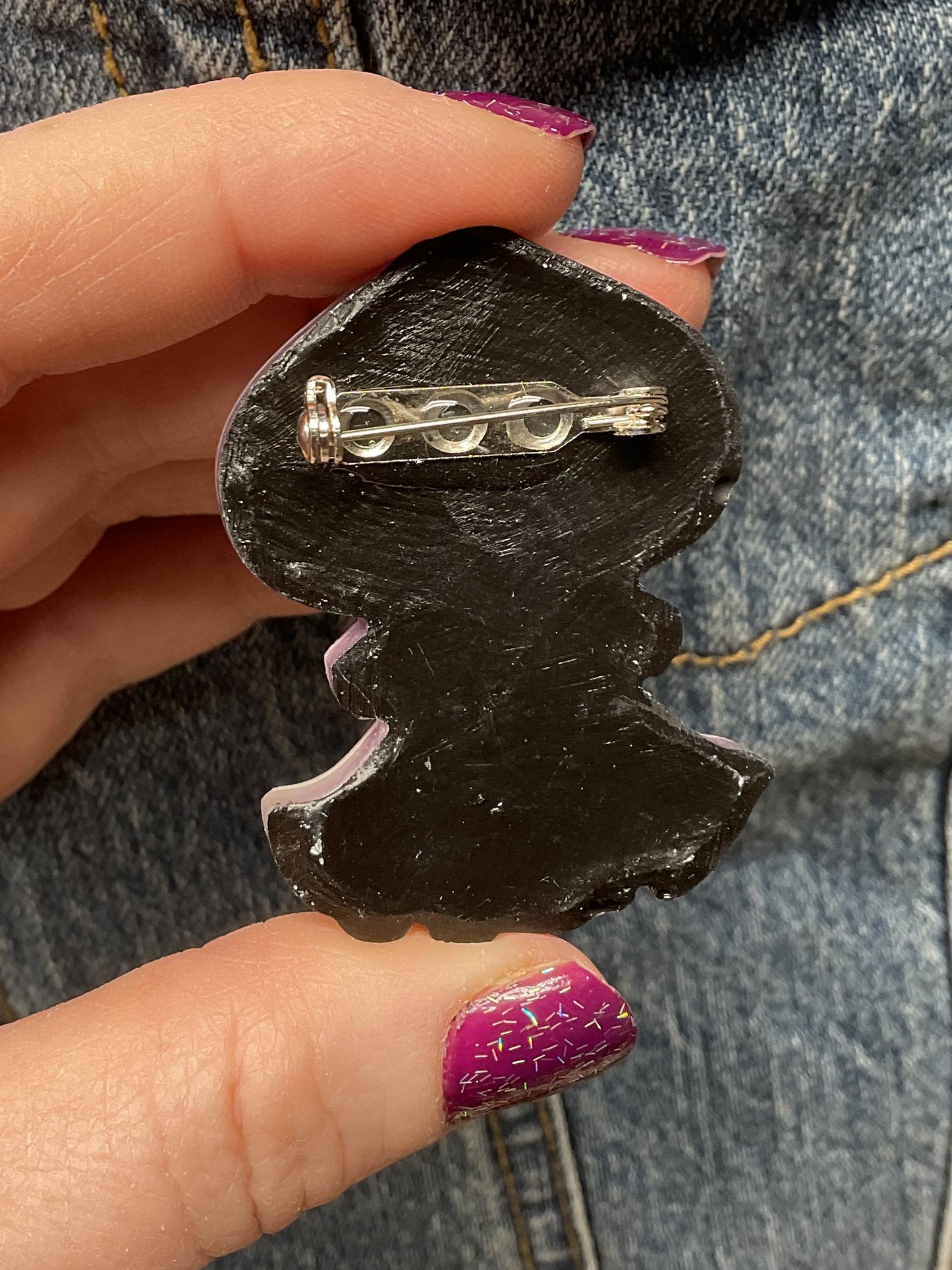 Purple Flatwoods Monster Pin-Glow In The Dark