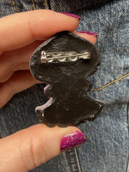 Purple Flatwoods Monster Pin-Glow In The Dark