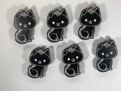 Small Black Chupacabra Magnet