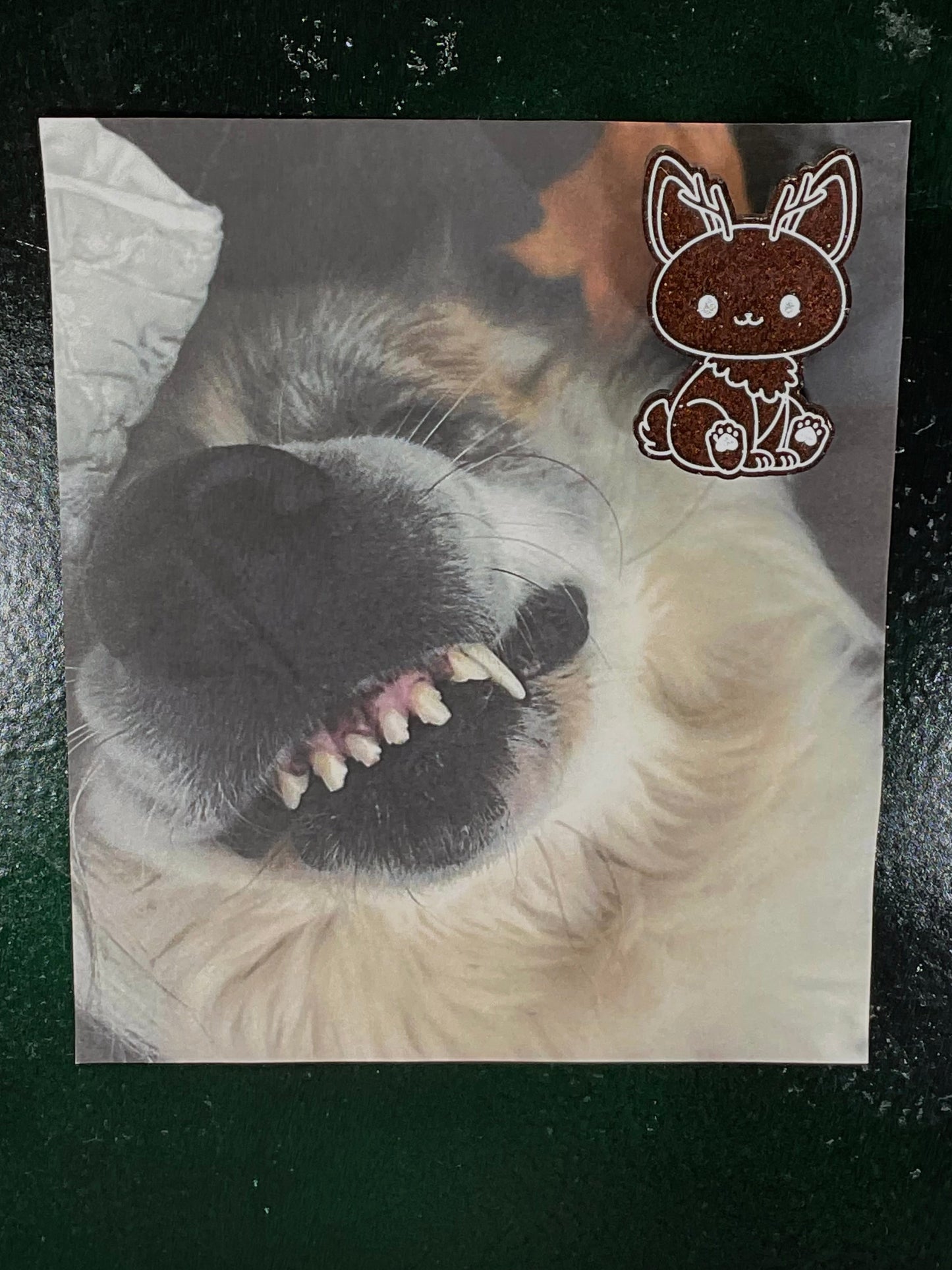 Small  Brown Jackalope Magnet