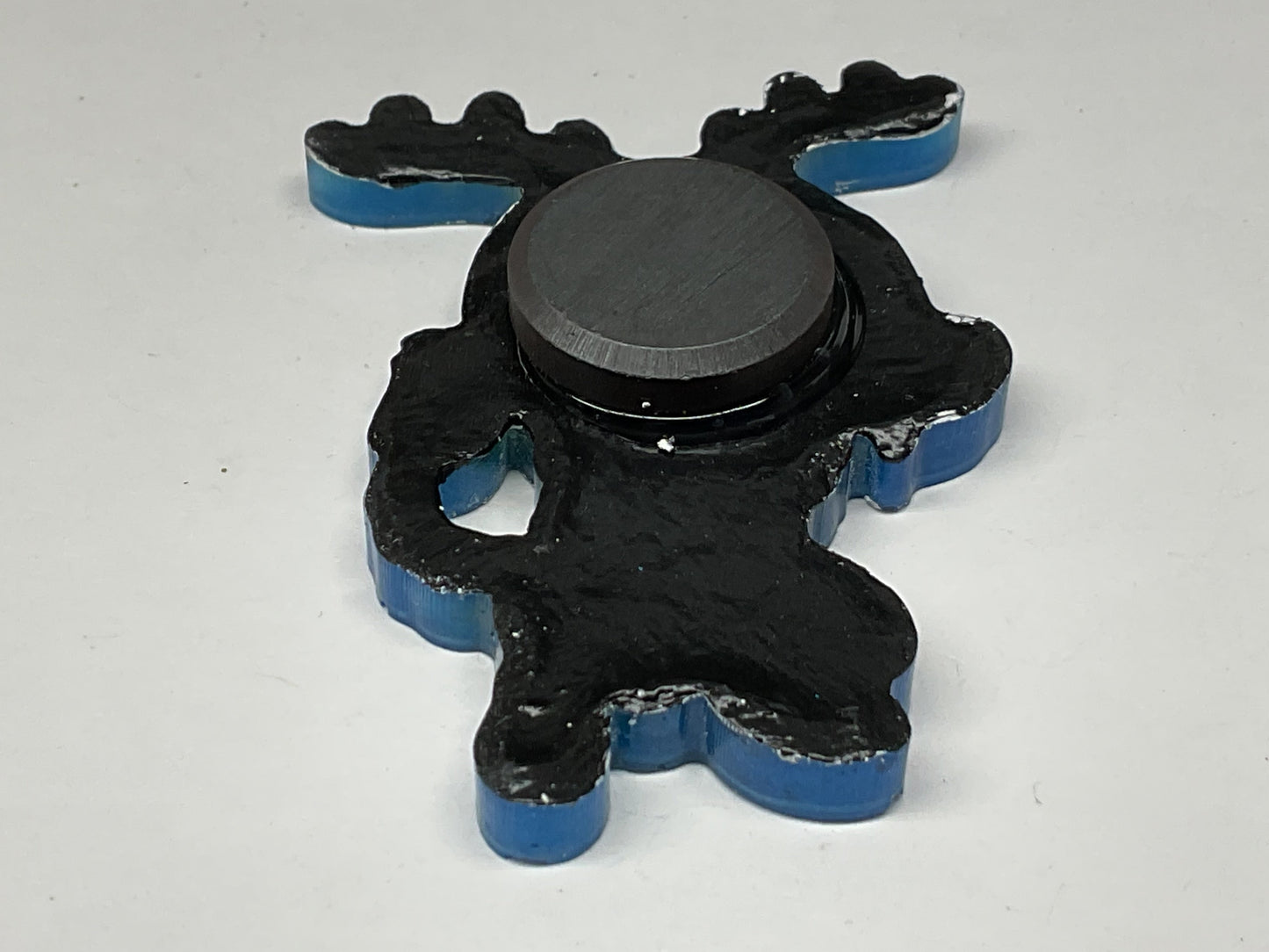 Small Blue Green Wendigo Magnet Glow in the Dark