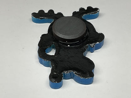 Small Blue Green Wendigo Magnet Glow in the Dark