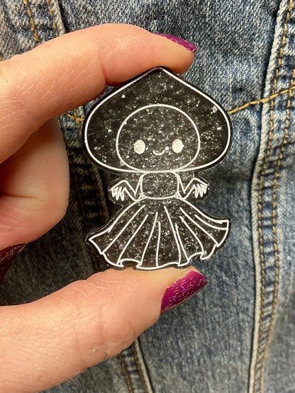 Black Flatwoods Monster Pin