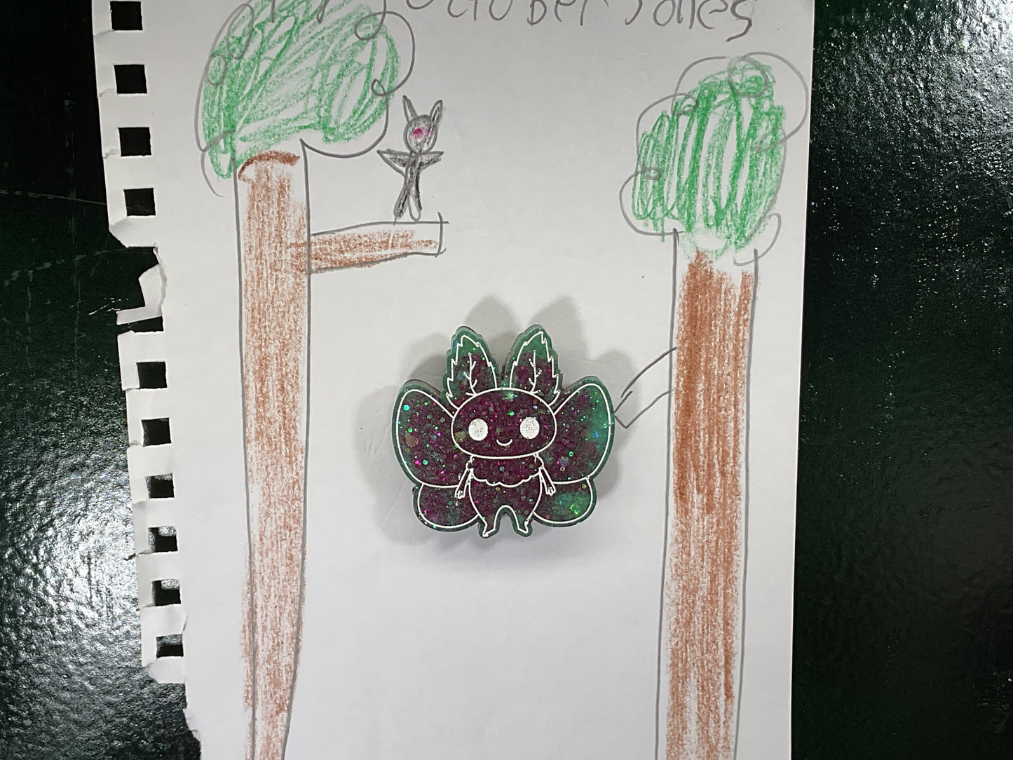 Small Gypsy Moth Mothman Magnet