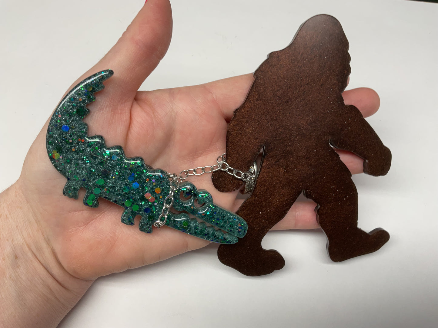 Large Bigfoot Walking Alligator Magnet