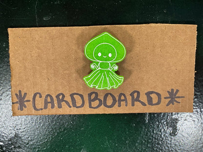 Small Flatwoods Monster Green Magnet Glow in the Dark