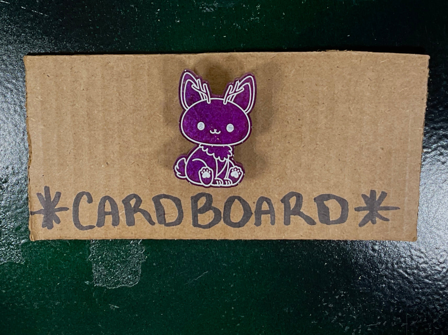 Small Purple Jackalope Magnet