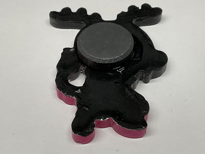Small Pink & Black Wendigo Magnet Glow in the Dark