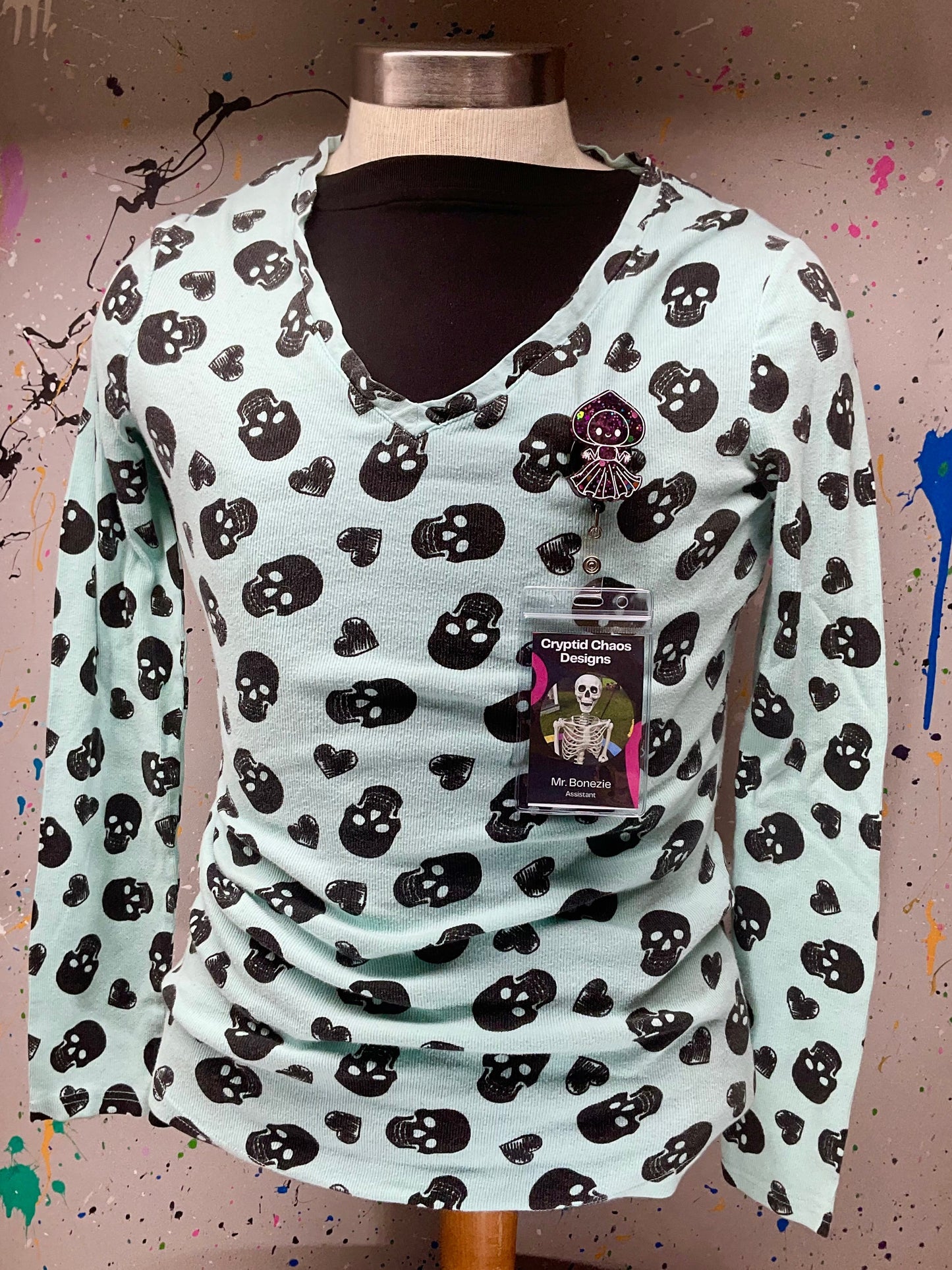 Party Girl Flatwoods Monster Retractable Badge Reel