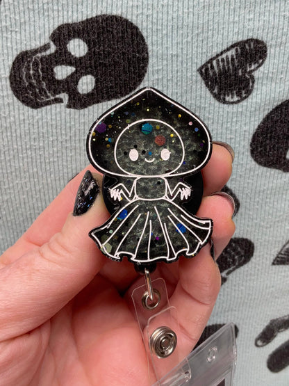 Black & Green Flatwoods Monster Retractable Badge Reel