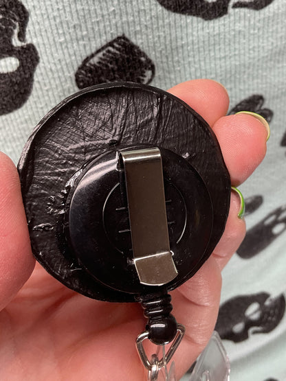 Official Bigfoot Search Team Retractable Badge Reel - Blue