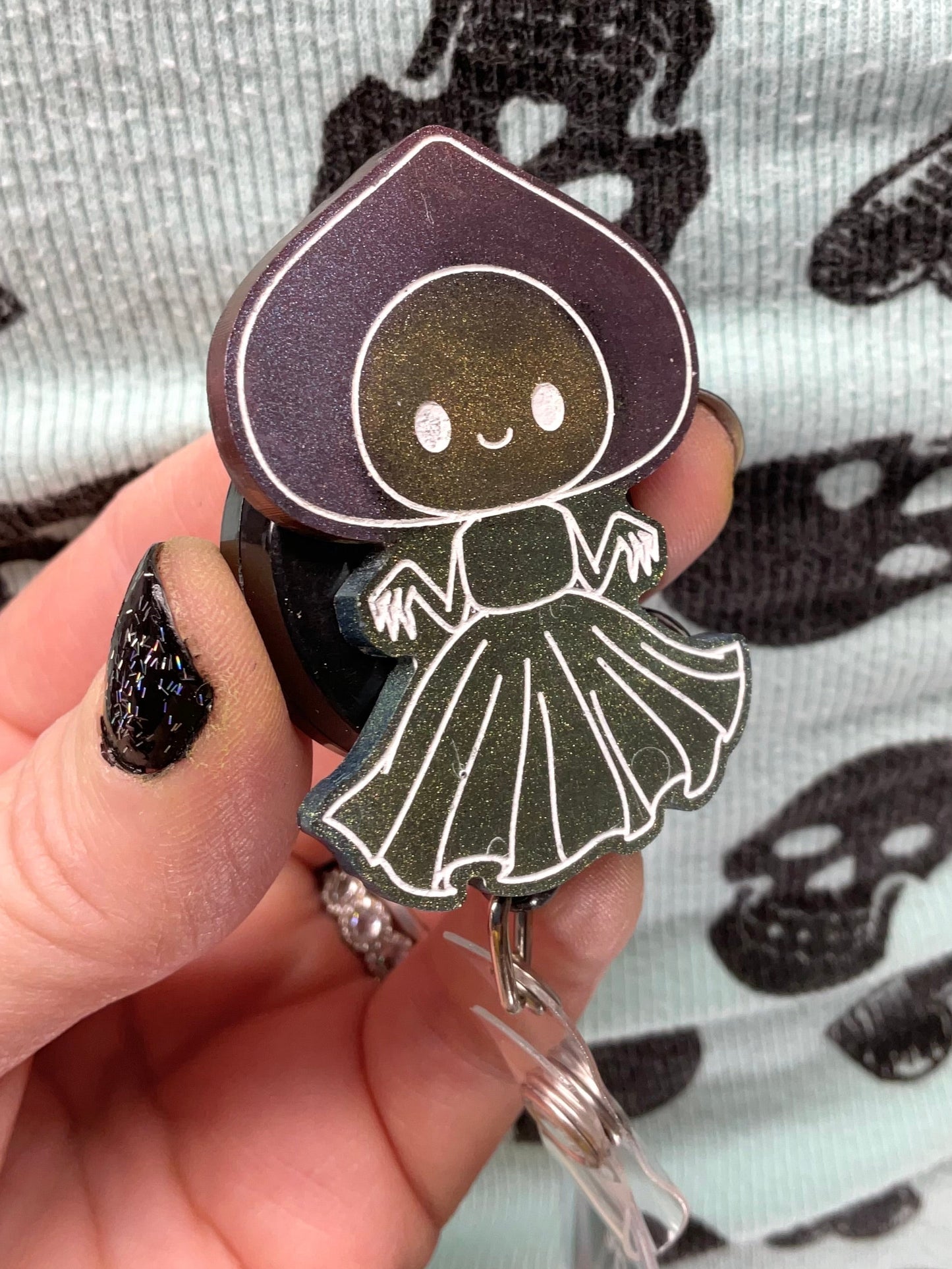 Color Shift Flatwoods Monster Retractable Badge Reel