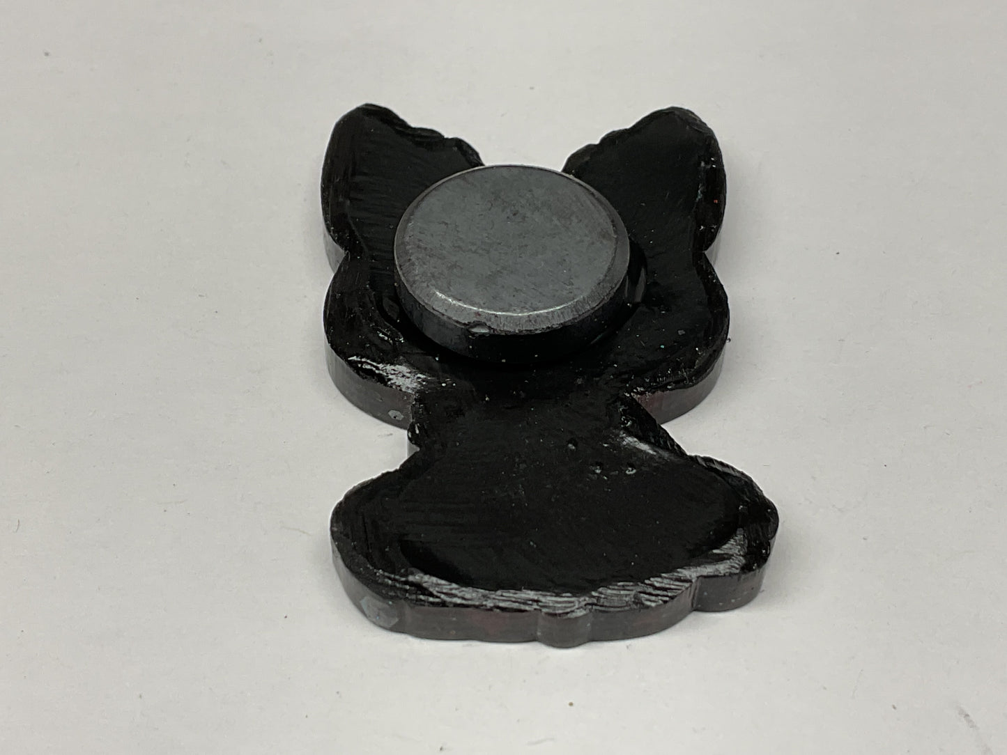 Small Red Glitter Jackalope Magnet