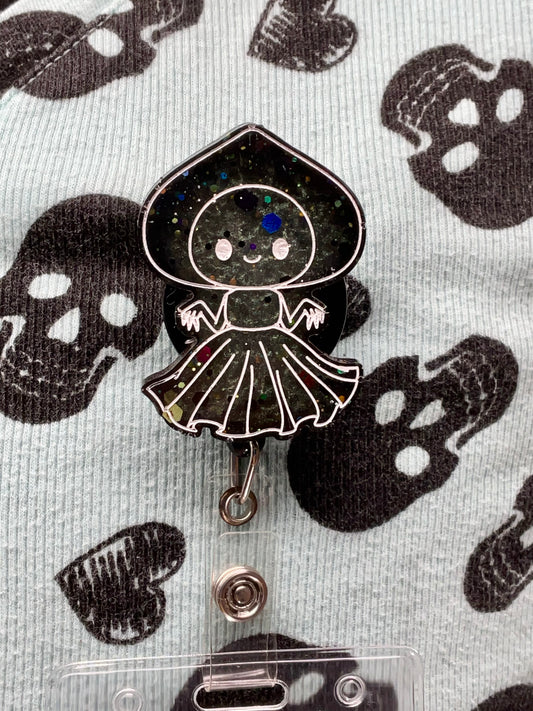 Black & Green Flatwoods Monster Retractable Badge Reel